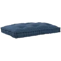 VidaXL Palettenkissen Blau Stoff