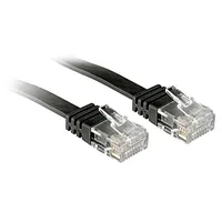 Lindy Patchkabel Cat6 Flachband ungeschirmt Schwarz