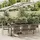 vidaXL Garten-Essgruppe 9-tlg. Grau