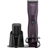 WAHL SUPERA PROFI  AKKU TIER SCHERMASCHINE + EDELSTAHL AUFSTECKKAMM-SET 3 -32 MM