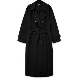 Vero Moda Chloe Long Trenchcoat Black XS