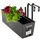 Kadax Blumenkasten 18 x 56 x 19,5 cm Grafit