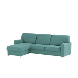 Smart Ecksofa Valencia ¦ türkis/petrol ¦ Maße (cm): B: H: 90 T: 173.0