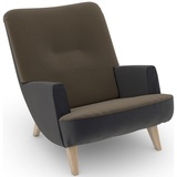 Max Winzer Max Winzer® Loungesessel »build-a-chair Borano«, schwarz