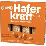 CORNY Haferkraft Mandel-Karamell Müsliriegel 4 Riegel