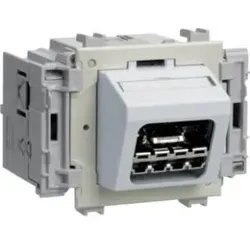 Hager G40199010 Geräteeinbaudose Daten für ACO+ Module frontrastender Einbau reinweiß