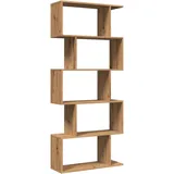 vidaXL Bücherregal 5 Etagen 70 x 24 x 161 cm Braun