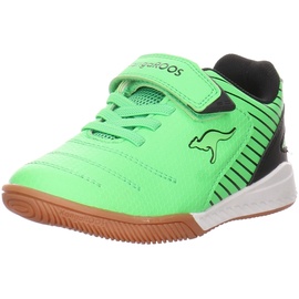 KANGAROOS Unisex Kinder K5-speed Ev Sneaker, Neon Green Jet Black, 25 EU