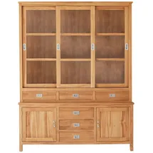 Tikamoon Geschirrschrank 162 x 210 x 46 cm Beige