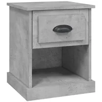VidaXL Nachttisch Betongrau 39x39x47,5 cm Holzwerkstoff