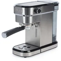 SALTER Siebträgermaschine 1350W silber mit Milchaufschäumer