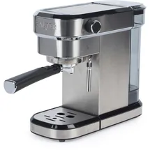SALTER Siebträgermaschine 1350W silber mit Milchaufschäumer