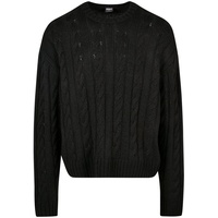 URBAN CLASSICS Boxy Sweater in Schwarz, Größe XL