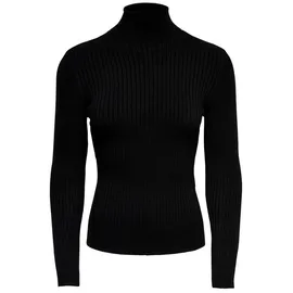 Only ONLKAROL L/S ROLLNECK Pullover KNT Schwarz