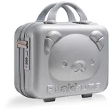 Balakaka Kosmetikkoffer Hartschale 10L mit Griff, Kosmetikkoffer mit Code Wasserdicht und Verschleißfest, Kleine Tragbare Beauty Case Kosmetikkoffer Reise für Damen Mädchen, Silber Grau