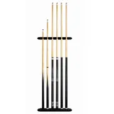 John West Billard Set mit Wandhalterung – 6 Queues & Queuehalter