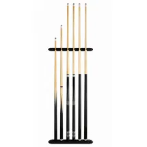 John West Billard Set mit Wandhalterung – 6 Queues & Queuehalter