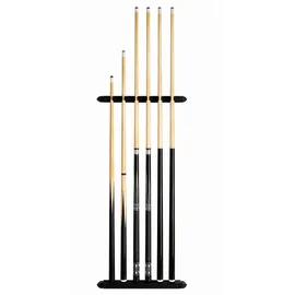 John West Billard Set mit Wandhalterung – 6 Queues & Queuehalter