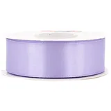 Satinband 25mm x 25m Rolle - FARBAUSWAHL in 3/6/12/18/25/38/50/75/100mm - farbecht & waschbar - Schleifenband für Hochzeit - Geschenkband zum Verpacken Dekorieren Basteln - Flieder 462H