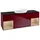 Villeroy & Boch Finion Waschtischunterschrank GD02PCHB 120cm, Abdeckplatte black matt, Emotion, Regale Oak Veneer, Peony Matt