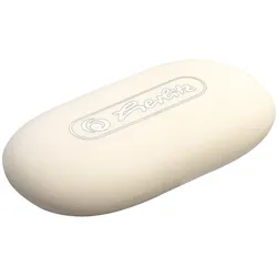 Herlitz Radierer - oval - weiß - Kautschuk