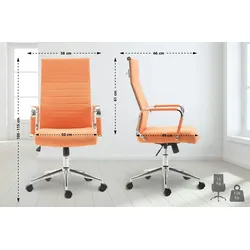 CLP Bürostuhl Kolumbus Stoff orange