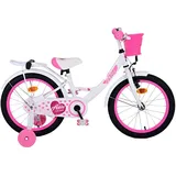 Volare Ashley Kinderfahrrad - Mädchen - 18 Zoll - Weiß