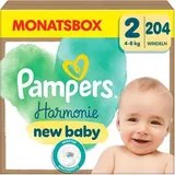 Pampers Pampers® Windeln HarmonieTM Größe Gr.2 (4-8 kg) für Neugeborene, 204 St.