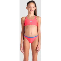 Sport Bikini Mädchen arena Einfarbig - Fluo Red-blue China-soft Green-blue China - 152