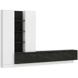 wójcik Wohnwand Modesto Dekor Alpinweiß