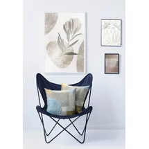 APELT Kissenbezug Happy 45 x 45 cm Blau