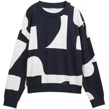 Tom Tailor Sweatshirt Gemustert Blau 34