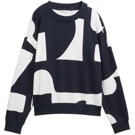 Tom Tailor Sweatshirt Gemustert Blau 34