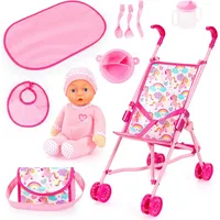 Bayer Design Bayer Puppenbuggy Set mit Puppe«, rosa