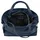 Samantha look Henkeltasche SAMANTHA LOOK, Damen, Gr. B/H/T: 33cm x 23cm x 12cm onesize, blau, Leder, leicht glänzend, unifarben, Taschen, echt Leder, Made in Italy