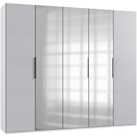 WIMEX Level 250 x 216 x 58 cm weiß/Light grey mit Spiegeltüren