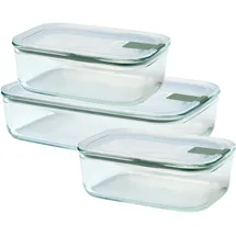Mepal Frischhaltedosen-Set eckig grün 1,5 + 2 x 0,7 l