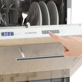 Klarstein Havasia UV 6 Secret Einbau-Geschirrspüler (vollintegrierbar, 550 mm breit)