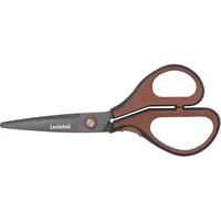 smart by Leviatan smart Büroschere 3D175T 17.5 cm Universalschere, antihaftbeschichtet, braun