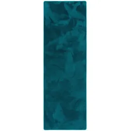 Snapstyle Luxus, Petrol, Textil, 100x400 cm, Teppiche & Böden, Teppiche, Teppichläufer