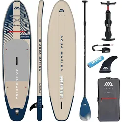 AQUA MARINA MAGMA SUP Board Stand Up Paddle aufblasbar mit FLOATTER One Size