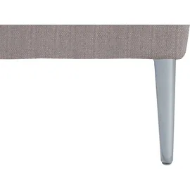 W.Schillig Ecksofa »enjoy&MORE, Designsofa, bequem, zeitlos und elegant, L-Form«, mit Sitztiefenverstellung, Füße silber matt, Breite 340 cm