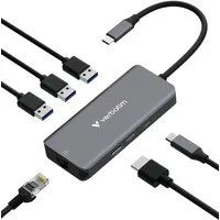 Verbatim USB-C Essentials Multiport Hub 6 Port with RJ45
