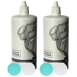 Premium Pflege - Kombilösung mit Hyaluron 2x 360ml Kontaktlinsen