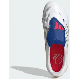 adidas Predator League Fold-Over Tongue FG Kinder Cloud White/Zero Metallic/Royal Blue 31