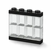 LEGO Aufbewahrungsbox 8 1-tlg. schwarz/transparent