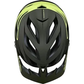 Troy Lee Designs A3 MIPS Helm, Uno Glass green, XS/S - Grün
