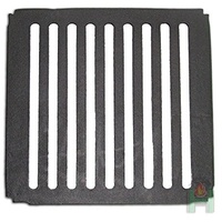 Sellon24® Gussrost 280x267x23mm Gusseisen Grill Rost Ofenrost Kaminrost Ascherost H0407