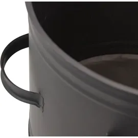 Grillplanet Gulaschkanone 1,2 mm 42cm mit 30 Liter Gulaschkesssel und Deckel emailliert