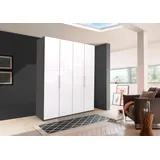 Wiemann Falttürenschrank »Loft«, Glasfront havanna/ weiß , 39066912-0 B/H/T: 200 cm x 236 cm x 58 cm